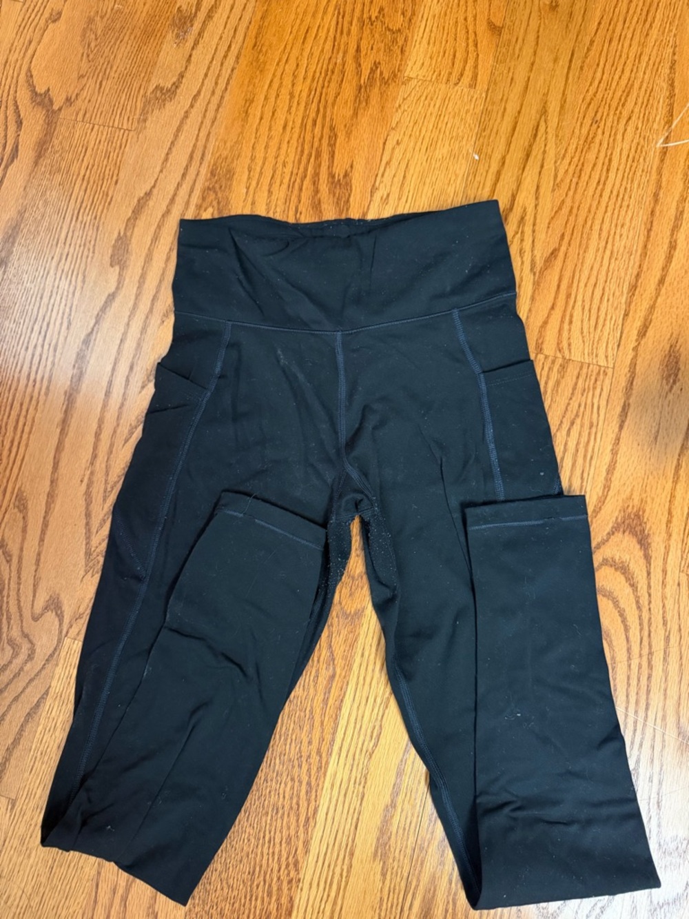 Aeropostale Black High-Waist Pocket Leggings
